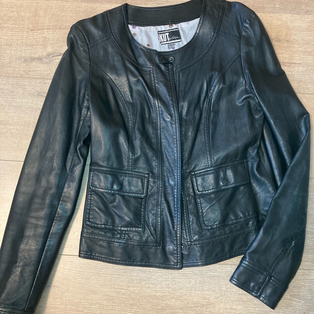 Leather jacket